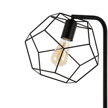 Penta 23.5" Industrial Farmhouse Head-Adjustable Iron LED Task Lamp with USB Charging Port - JONATHAN Y